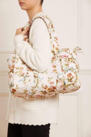 Womens Garland Flora Quilted Shoulder Bag Multi | Needle & Thread Bags