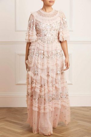 Womens Lalabelle Gown Pink | Needle & Thread Dresses